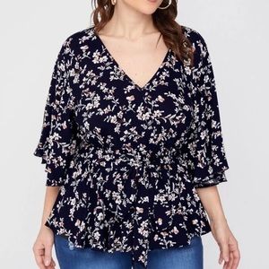 SHEIN Top con estampado floral